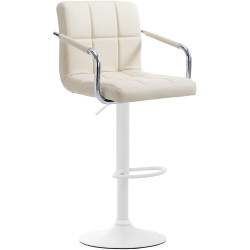 Tabouret de bar Lucy V2 crème