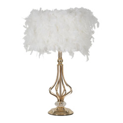 Lampe de Table Tarty Blanc – Luxe et Design Ø 25x54 cm