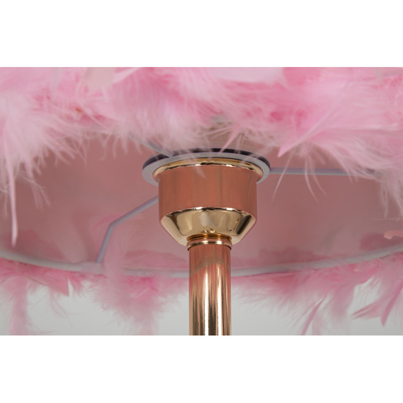 Lampe de Table Tarty Rose – Élégance Glam Ø 25x54 cm