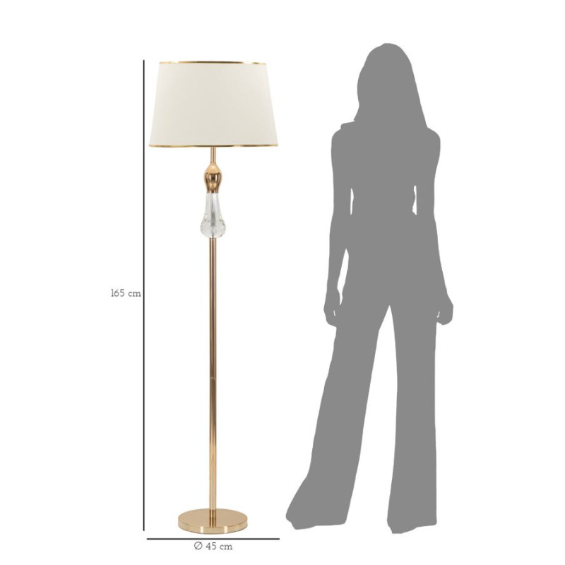 Lampadaire Bratislava – Design Contemporain Ø 45x165 cm