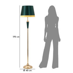 Lampadaire Gron – Luxe et Glam Ø 40x170 cm