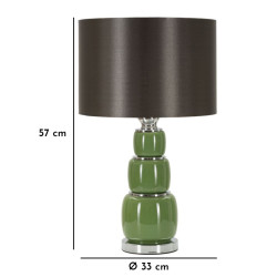Lampe de Table Eva Three – Élégance Contemporaine Ø 32,5x55 cm
