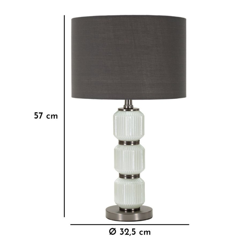 Lampe de Table Bright Three – Glam et Élégance Ø 32,5x57 cm