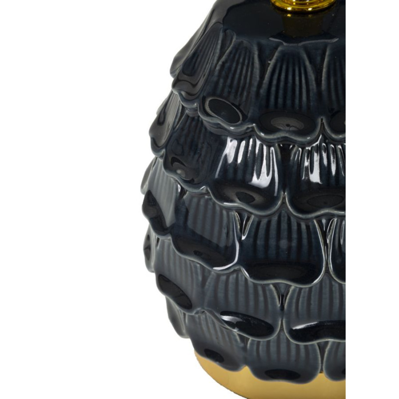 Lampe de Chevet Pigny Bleu – Style Moderne Ø 15x30,5 cm