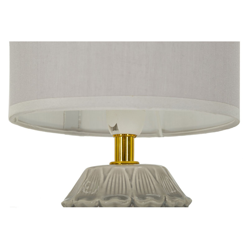 Lampe de Chevet Pigny Gris – Élégance Contemporaine Ø 15x30,5 cm