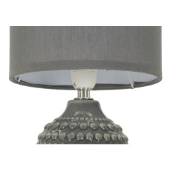 Lampe de Chevet Points Gris – Chic et Minimaliste Ø 15x30,5 cm