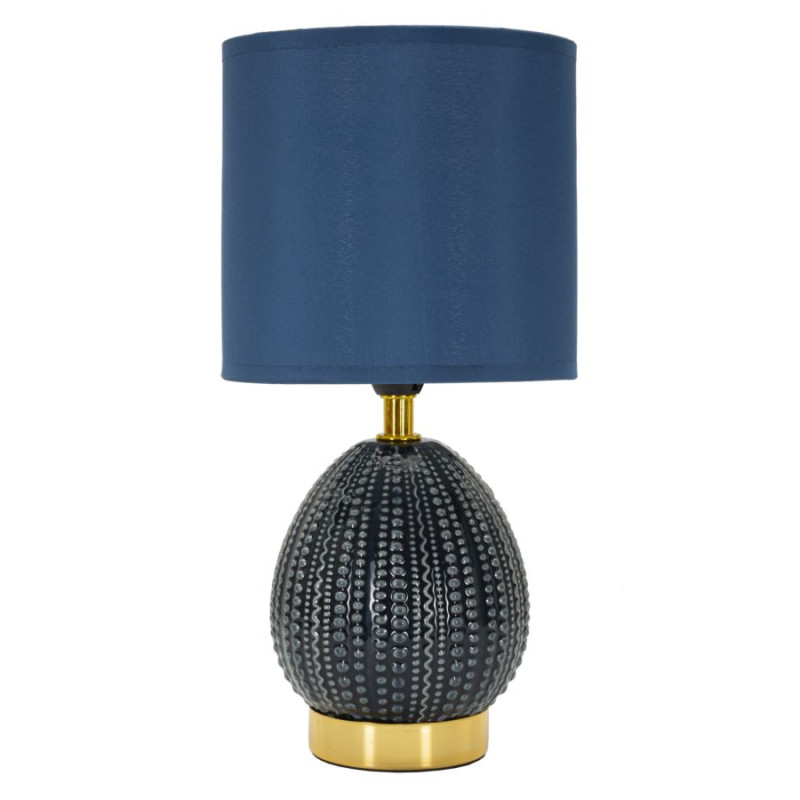 Lampe de Chevet Flavi Bleu – Glam Minimaliste Ø 15x30,5 cm