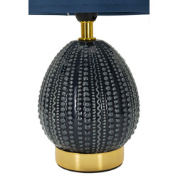 Lampe de Chevet Flavi Bleu – Glam Minimaliste Ø 15x30,5 cm