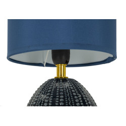 Lampe de Chevet Flavi Bleu – Glam Minimaliste Ø 15x30,5 cm