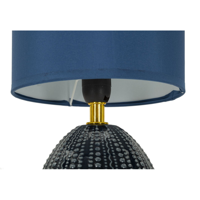Lampe de Chevet Flavi Bleu – Glam Minimaliste Ø 15x30,5 cm
