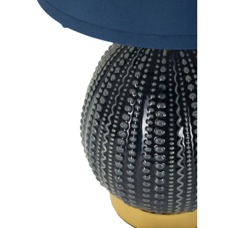 Lampe de Chevet Flavi Bleu – Glam Minimaliste Ø 15x30,5 cm