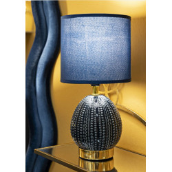 Lampe de Chevet Flavi Bleu – Glam Minimaliste Ø 15x30,5 cm