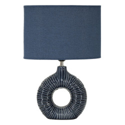 Lampe de table Seta Blue – Design Moderne 28,5 x 15 x 43 cm