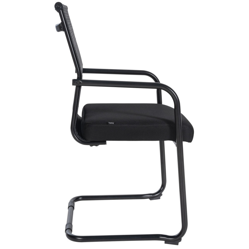 Chaise visiteur Denny | noir