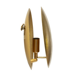 Applique Murale Goldy Ronde – Glam et Contemporain Ø 26x13 cm