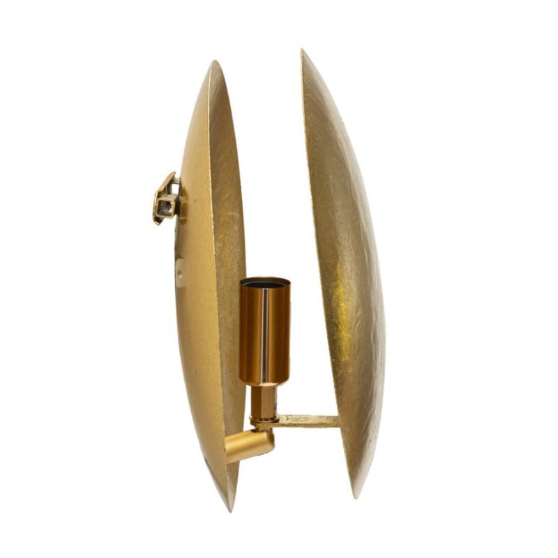 Applique Murale Goldy Ronde – Glam et Contemporain Ø 26x13 cm