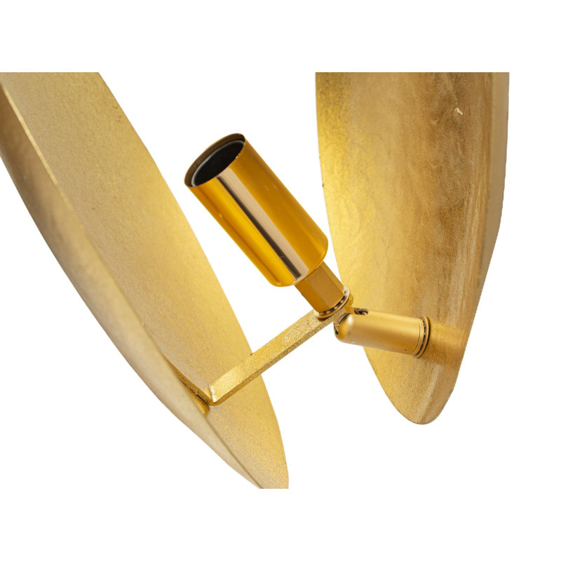 Applique Murale Goldy Ronde – Glam et Contemporain Ø 26x13 cm