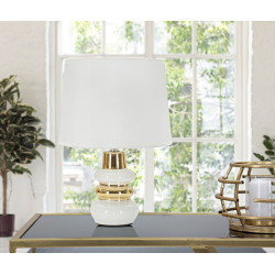 Lampe de Table Liara – Élégance Contemporaine Ø 23x32 cm