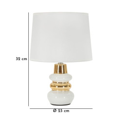 Lampe de Table Liara – Élégance Contemporaine Ø 23x32 cm