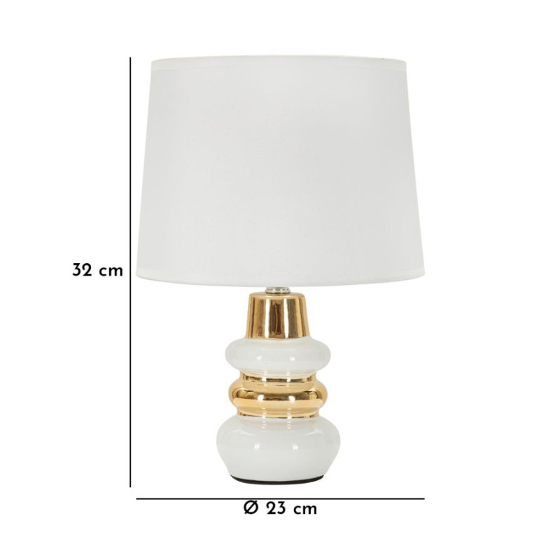 Lampe de Table Liara – Élégance Contemporaine Ø 23x32 cm