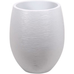 EDA Pot rond Graphit ÿ50cm - Contenance 53L - Blanc cérusé