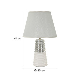 Lampe de Table Candela – Glam Contemporain Ø 25x41 cm