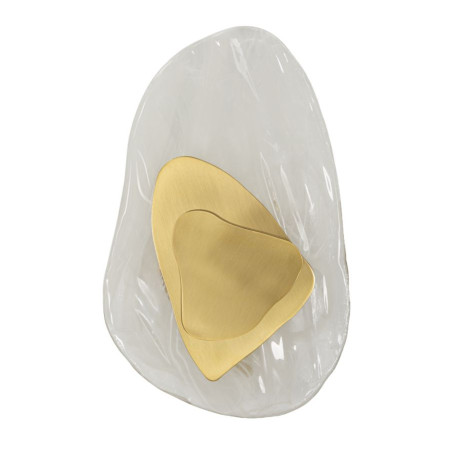 Applique Murale Océan Or – Style Luxe 21x8x31 cm