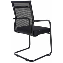 Ensemble de 2 chaises visiteurs Denny | noir