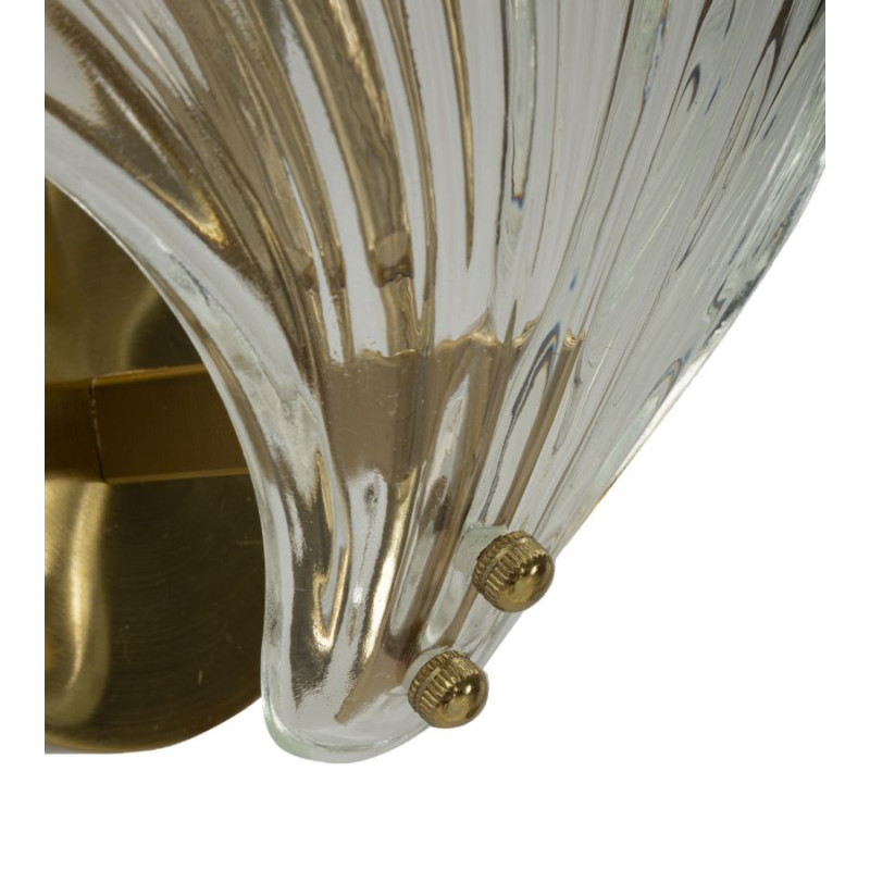 Applique Murale Coquille – Élégance Contemporaine 20x14x22 cm