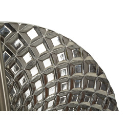 Applique Murale Argenté – Glam Contemporain 28x15x54 cm