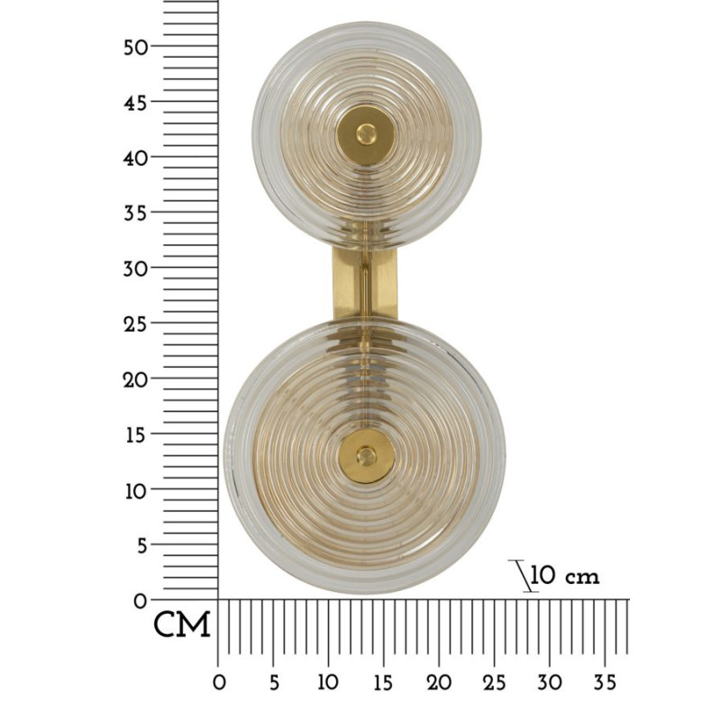 Applique Murale Venise – Élégance Luxe 25x10x52 cm