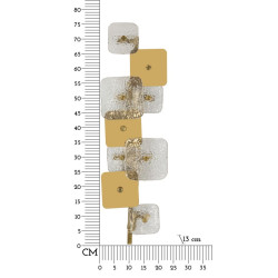 Applique Murale Glassy – Style Contemporain 24x13x76 cm