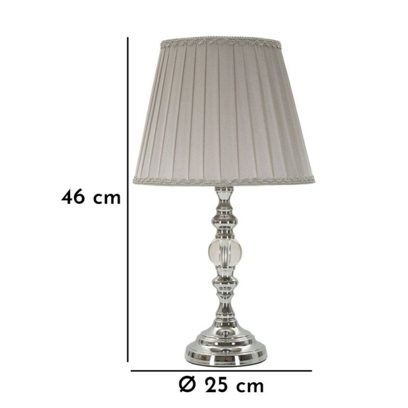 Lampe de Table Tilly – Style Contemporain Ø 25x46 cm