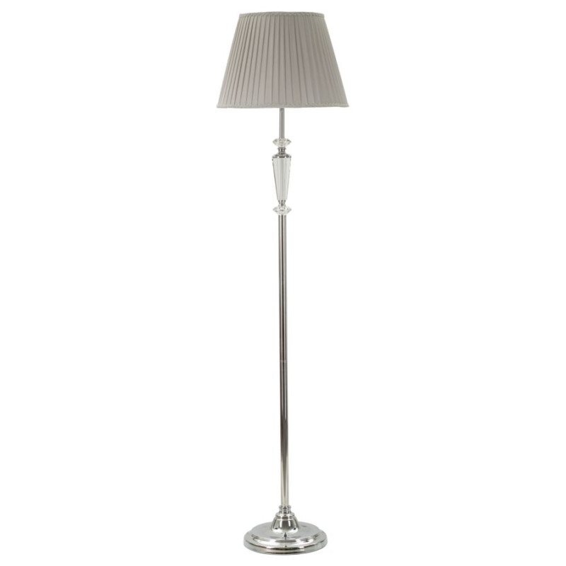 Lampadaire Argenté – Élégance et Design …..
