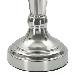 Lampe de Table Argenté – Luxe Contemporain Ø 30x56 cm