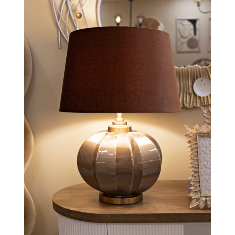 Lampe de Table Prague -H- – Élégance Contemporaine 40,5x57 cm