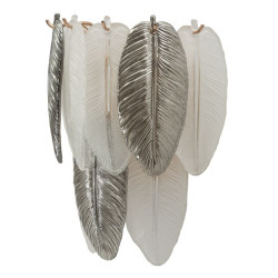 Applique Murale Leafy – Élégance Glam 24x15x29 cm