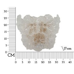 Applique Murale Ibiscus – Style Contemporain 33x17x28 cm