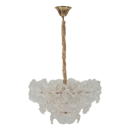 Plafonnier Ibiscus – Élégance Glam Ø 47x30-73 cm