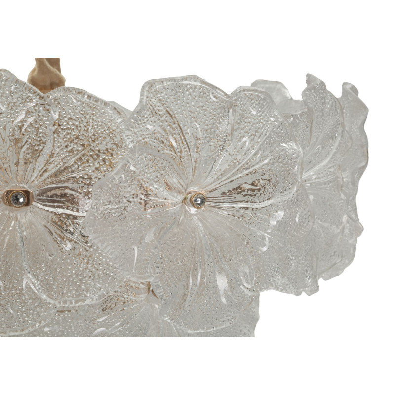 Plafonnier Ibiscus – Élégance Glam Ø 47x30-73 cm