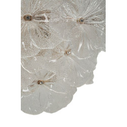 Plafonnier Ibiscus – Élégance Glam Ø 47x30-73 cm