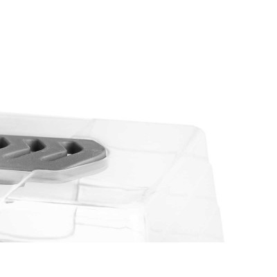 Ensemble de serres Gris Transparent Plastique (8 Unités)