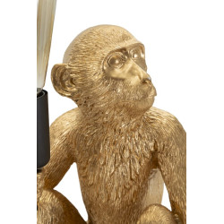 Lampe de table Monkey Sitting Gold – Luxe et Glam 33x33x32 cm