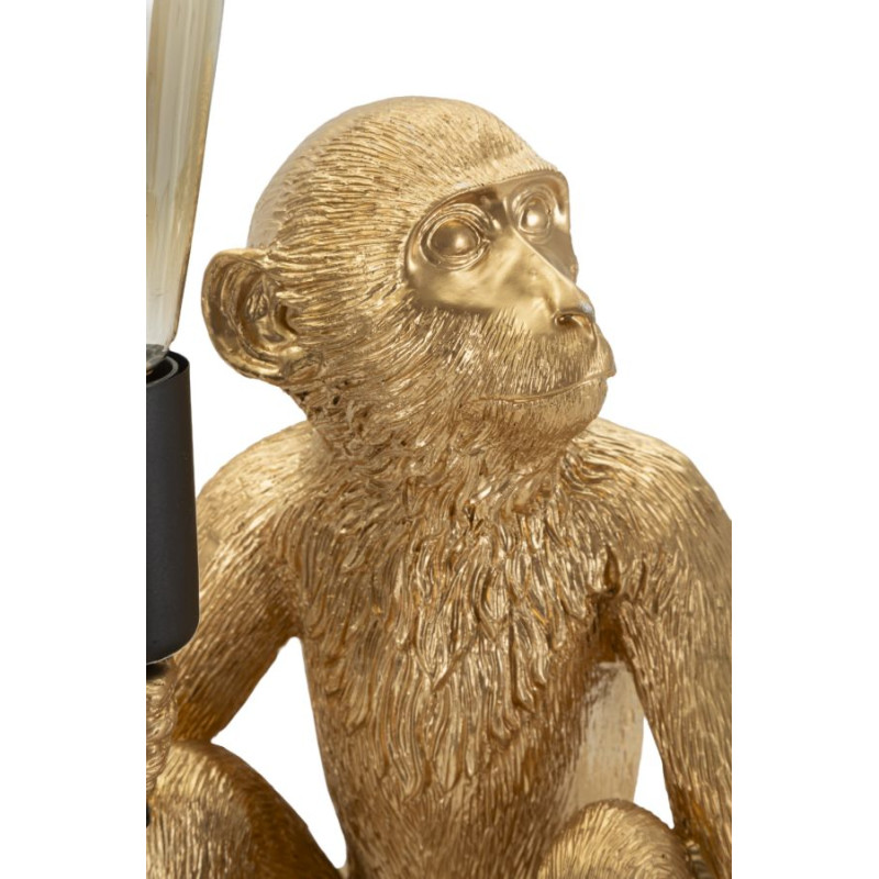 Lampe de table Monkey Sitting Gold – Luxe et Glam 33x33x32 cm