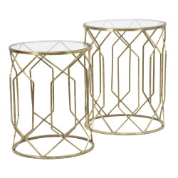 Petites tables Tunisi – Charme oriental Ø42x53-38x47 cm