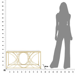 Table basse Exy – Modernité raffinée 90x60x45 cm