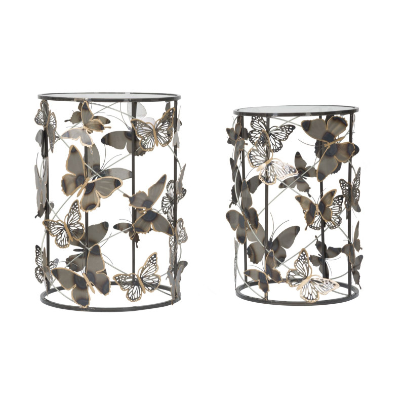 Ensemble de tables Farfalle – Poésie sculptée 41,3x55 - 35x50,3 cm