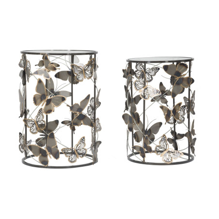 Ensemble de tables Farfalle – Poésie sculptée 41,3x55 - 35x50,3 cm