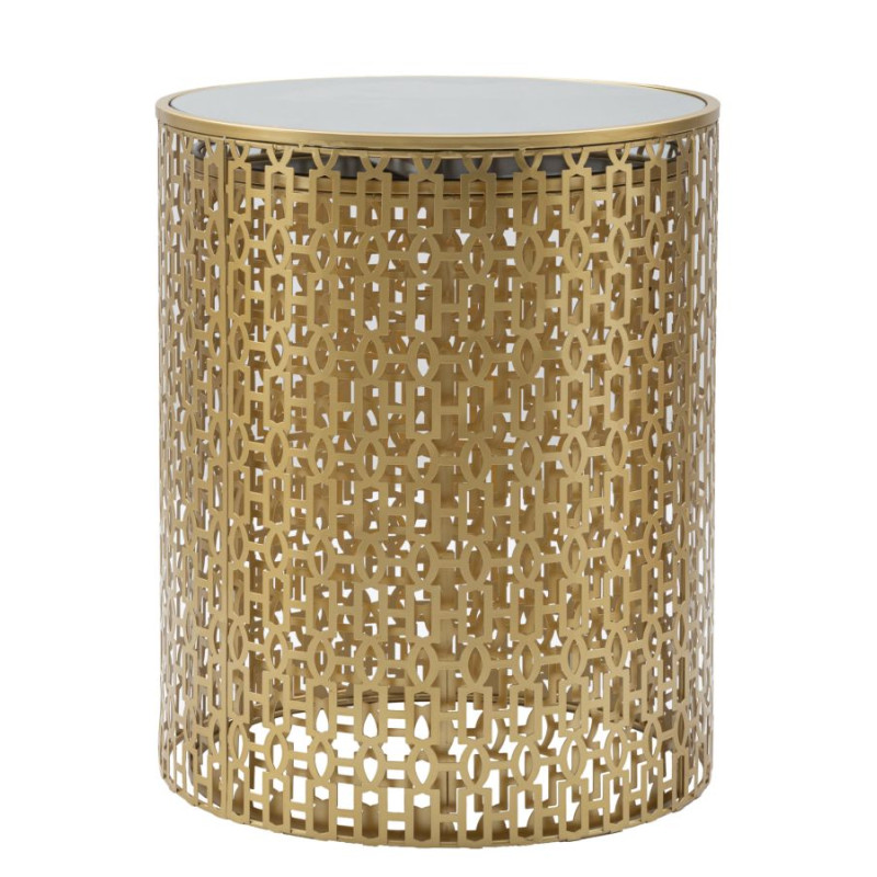 Ensemble de tables Oblin – Duo harmonieux Ø41x50-37,5x47 cm