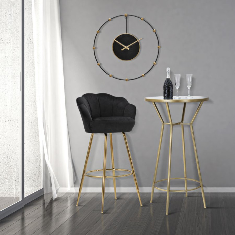 Table de bar Cercle – Lignes contemporaines Ø60x105 cm